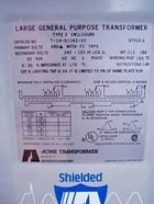 30 KVA Acme, Electric Transformer, Style G, 480 V, 3 phase - Image 9