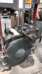 30" x 15" Tannewitz #PH, vertical band saw, 30" wheel diameter, 5 HP, 700 SFPM, 1.25" x 17' blade, S/N 16081 - Image 7