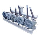 Morris #Ice-Master-VFC804A-7W, Blower Bank, 10 HP, 388 CFM max, 8" diameter x 91" header - Image 1