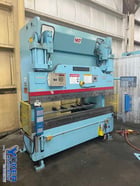 90 Ton, Cincinnati #90CBIIX6, hydraulic press brake, 8' overall, 78" between housing, 8" stroke, 15" open - Image 4