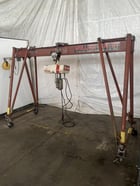 2 Ton, Wallace A Frame Rolling Gantry Crane - Image 2