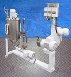 8 gallon Stainless Steel Centrifugal Deaerator Skid, 7-1/2" diameter Mixing head, 3/4 HP mixer, 1/2 HP pump - Image 5