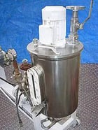 8 gallon Stainless Steel Centrifugal Deaerator Skid, 7-1/2" diameter Mixing head, 3/4 HP mixer, 1/2 HP pump - Image 8