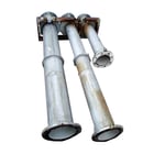 Stainless Steel Single Shell Condenser Tubes, 7-3/4" diameter x 52" L tube 1, 9-3/4" diameter x 90-1/2" L - Image 2