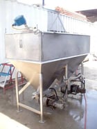 360 gallon APV, Dual APV Stainless Steel Feeding Hopper Tank with Pumps, 6' L x 3' width x 1' 6" H infeed - Image 4