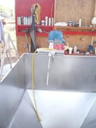 360 gallon APV, Dual APV Stainless Steel Feeding Hopper Tank with Pumps, 6' L x 3' width x 1' 6" H infeed - Image 7