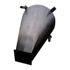 Stainless Steel Hopper, 38-1/2" L x 18" width infeed, 15-1/2". L x 14" width discharge. - Image 2