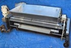 FES #40, Topping Applicator, 8-1/2" diameter x 47-1/2" L drum w/ (52) 1/8" grooves, 43" L x 3" width hopper - Image 3