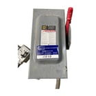 60 Amp. Square D #HU362, Heavy Duty Safety Switch, 60 HP, 600 V AC/DC, 3 wires, 3 poles - Image 3