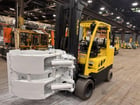 12000 lb. Hyster #S120FTPRS, 92" lowered, 185" raised mast, 60" Cascade clamp, 2018 - Image 1