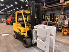 12000 lb. Hyster #S120FTPRS, 92" lowered, 185" raised mast, 60" Cascade clamp, 2018 - Image 2
