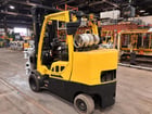 12000 lb. Hyster #S120FTPRS, 92" lowered, 185" raised mast, 60" Cascade clamp, 2018 - Image 3