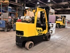 12000 lb. Hyster #S120FTPRS, 92" lowered, 185" raised mast, 60" Cascade clamp, 2018 - Image 4