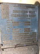 930 sq.ft., 75FV psi shell, Southern Heat Exchanger, vertical, 18 diameter x 20' 0" F/F, 1989 - Image 3