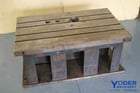 Steel fabricated box drill table, 42 L x 26 width x 18 H, 4 T-slots, #19987 - Image 6