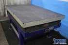 Granite table on stand, Rahn, 72" L x 48" W x 10" thickness, charcoal color, #76220 - Image 4