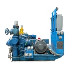 125 HP Vilter 448, 8-Cylinder Reciprocating Compressor Package, Belt Driven, 460V, 1770 RPM, 1200 max RPM, 3" - Image 1