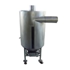 60 gallon Stainless Steel Cyclone Tank with Airlock, 2' inside diameter x 2' 8" straight wall, 1' 5" width x - Image 2