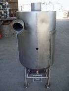 60 gallon Stainless Steel Cyclone Tank with Airlock, 2' inside diameter x 2' 8" straight wall, 1' 5" width x - Image 3