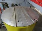 1000 gallon Vertical Stainless Steel tank, 62" dia. x 83" straight wall, flat top w/removable top doors - Image 4