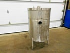 150 gallon Stainless Steel storage tank with Tri-Flo valve, 46" D x 31" W, slanted bottom - Image 2