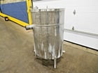 150 gallon Stainless Steel storage tank with Tri-Flo valve, 46" D x 31" W, slanted bottom - Image 3