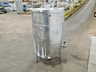 150 gallon Stainless Steel storage tank with Tri-Flo valve, 46" D x 31" W, slanted bottom - Image 4