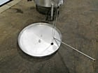150 gallon Stainless Steel storage tank with Tri-Flo valve, 46" D x 31" W, slanted bottom - Image 9
