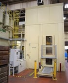 1200 Ton, Minster #E2-1200-120-60, eccentric geared straight-side transfer press, 12" stroke, 44" SH - Image 6