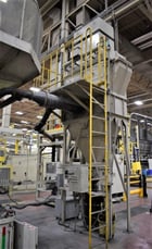 1500 Ton, Aida #PK-1500, Single Point Knuckle Joint Press, 9.84" stroke, 44.1"die height - Image 3