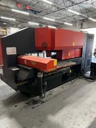 22 Ton, Amada #Pega-244, CNC turret punch, 40" x40" sheets, Amadan 04PC, ball transfer table, (2) work - Image 3