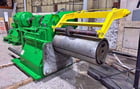 36" x 5" SPM, slitting line, 20000 lb., 16"-20" ID, entry & exit passline roll, hydraulic expansion - Image 9