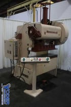 40 Ton, Rousselle #4B-48, double crank gap frame press, 3" stroke, 11-1/4" Shut Height, air clutch, #75133 - Image 1