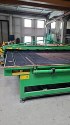 Bottero #746-VMX+100-BLC, Cutting Table, 6100 x 3300 mm cut, 3+3 - 8+8 thickness, 100 m/min cut speed, 2002 - Image 2