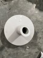 5.5" Ceramic, Stainless Steel Check Valve, 1/2" bottom outlet - Image 1