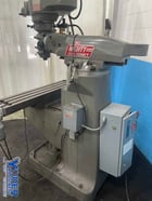 Comet #3VHG, ram type vertical mill, 9" x42" table, 3 HP, power draw bar, R-8, #76559 - Image 7