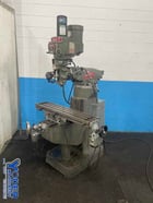 Comet #3VHG, ram type vertical mill, 9" x42" table, 3 HP, power draw bar, R-8, #76559 - Image 9