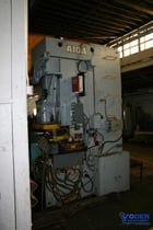 110 Ton, Aida #PC-10, gap frame press, 6.6" stroke, air clutch & brake, 50 SPM, #63885 - Image 3