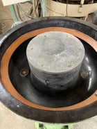 Rosler #R-125, 3 cu.ft. vibratory tumbling barrel with good controls, like new, 1993 - Image 2