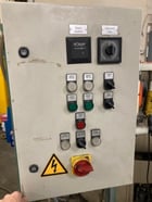 Rosler #R-125, 3 cu.ft. vibratory tumbling barrel with good controls, like new, 1993 - Image 7