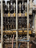 Waterbury Farrel #150-11, eyelet, air cooled & clam shell brake, 1 stripper fork - Image 4
