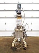 100 liter Ann Tsung Machinery, Stainless tank w/2 HP agitator, 20" dia x 21" straight side - Image 1