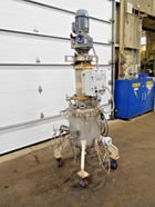 100 liter Ann Tsung Machinery, Stainless tank w/2 HP agitator, 20" dia x 21" straight side - Image 3
