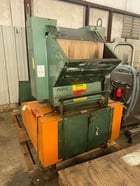 13" x 28" LR Systems, granulator mounted on mobile base, 30 HP, includes blower discharge, 1999 - Image 1