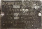 40000 lb. Ransome #8, welding positioner, 10' x 10' table, 360&deg; table rotation, pendnat controls - Image 5