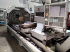 Haas #TL-4, Flat Bed CNC Lathe, 35" swing, 25" chuck, 10.8" bar, 91" centers, S/n: 3075980,2007 - Image 3