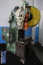 35 Ton, Danly #35, OBI flywheel press, 4" stroke, 12-1/2" Shut Height, air clutch & brake, 5 HP, #75432 - Image 1