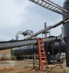 15' x 32' Heil, drum dryer with Webb burner, dust collection, controls, wood hog - Image 8