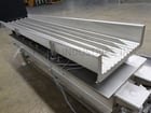 25" wide x 9.8' long, Smalley #EMC2+, Stainless Steel, trough style vibratory feed conveyor with (12) product - Image 2