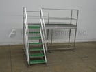 Material Handling, Stainless Steel mezzanine equipped with a 120" x 30" standing platform set 57" off the - Image 5